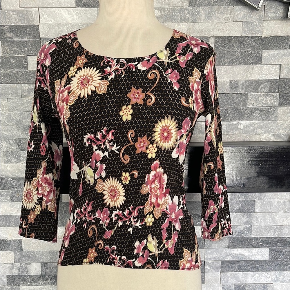 Fucsia Stretch Blouse Women’s  Size S